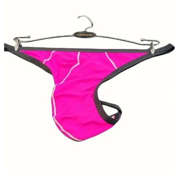 Bright Pink Thong Medium - Picture 3 of 8